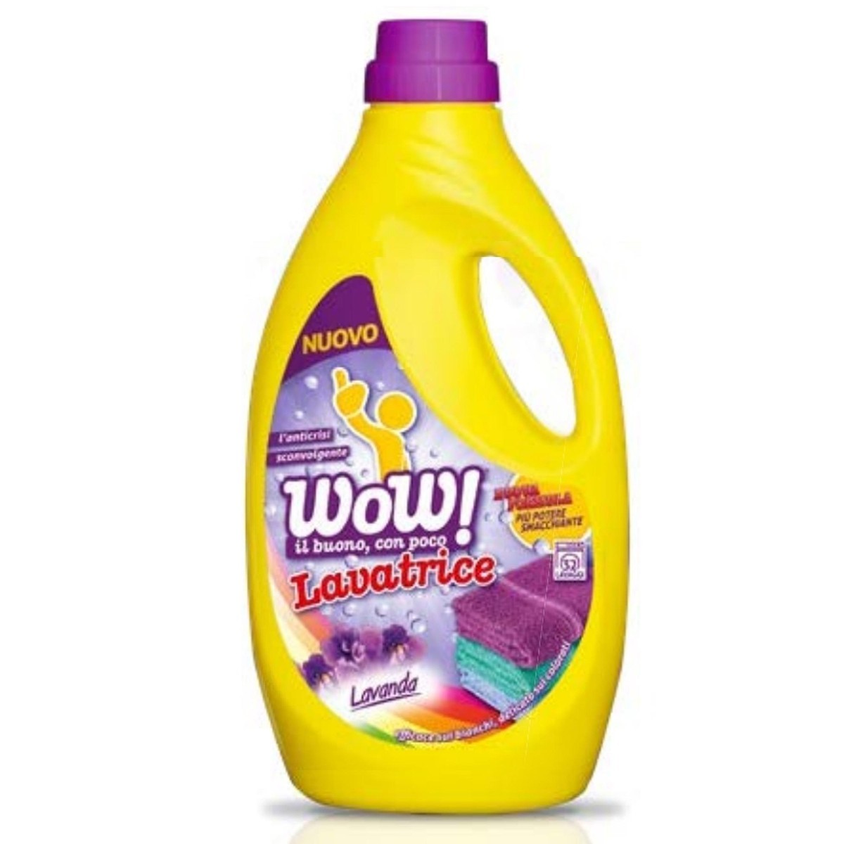 WOW DETERGENTE LAVATRICE LAVANDA LT1,85