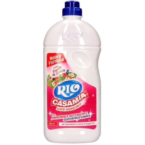 RIO CASAMIA DETERGENTE PER PAVIMENTI E TUTTE LE SUPERFICI CON AMMONIACA DETERGENTE SUPER PROFUMATA AI FRUTTI DI BOSCO 1,25LT