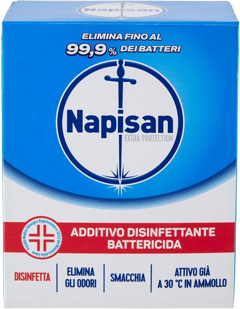 01328-1 NAPISAN ADDITIVO DISINFETTANTE BATTERICIDA IN POLVERE GR600