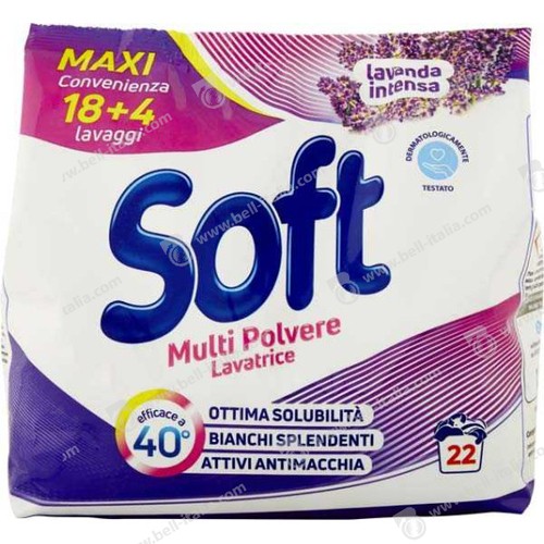 SOFT DETERGENTE LAVATRICE IN POLVERE LAVANDA INTENSA 1.32KG