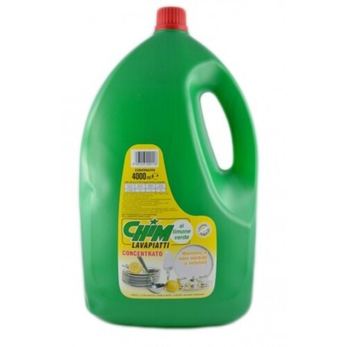 CHIM DETERGENTE PIATTI CONCENTRATO AL LIMONE VERDE 4LT