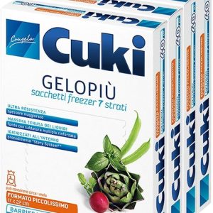 CUKI GELO PIU' SACCHETTI FREEZER 7 STRATI 40 PEZZI CM22X17