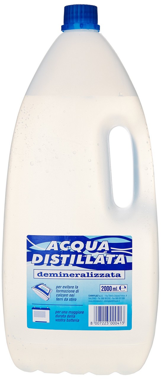 02086-1 CHIMIPLAST ACQUA DISTILLATA DEMINERALIZZATA LT2