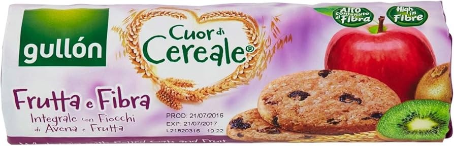 GULLON CUOR DI CEREALE FRUTTA&amp FIBRA