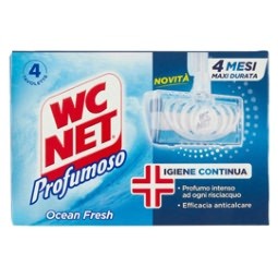 WC NET PROFUMOSO TAVOLETTE OCEAN FRESH 4 PEZZI
