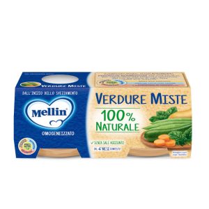 MELLIN OMOGENEIZZATO VERDURE MISTE GR80X2