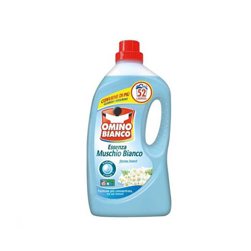 OMINO BIANCO DETERGENTE LAVATRICE MUSCHIO BIANCO 2.6LT 52 LAVAGGI