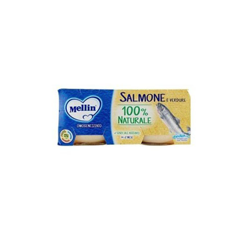 MELLIN OMOGENEIZZATO SALMONE GR80X2
