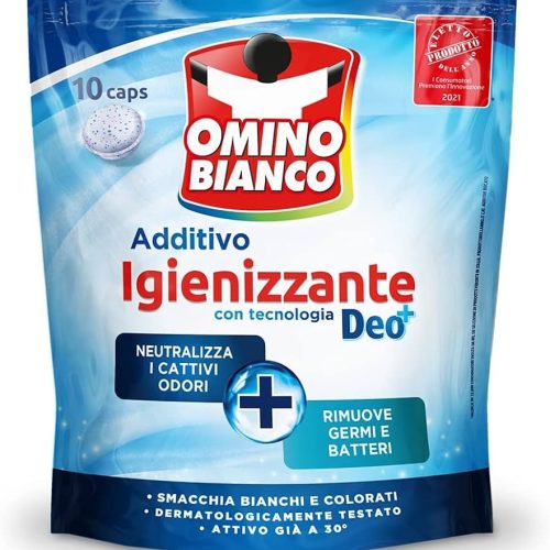 OMINO BIANCO ADDITIVO IGIENIZZANTE DEO+ 10 IDROCAPS