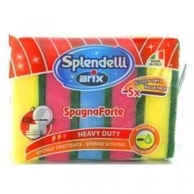ARIX SPLENDELLI SPUGNAFORTE COLORATE 5 PEZZI