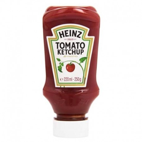 HEINZ TOMATO KETCHUP TOP DOWN 220ML