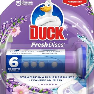 DUCK FRESH DISCS BASE MIX EUCALIPTO LAVANDA 6 DISCHETTI