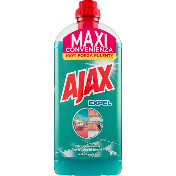 AJAX EXPEL EUCALIPTO DETERGENTE MULTI- SUPERFICIE LT1,3