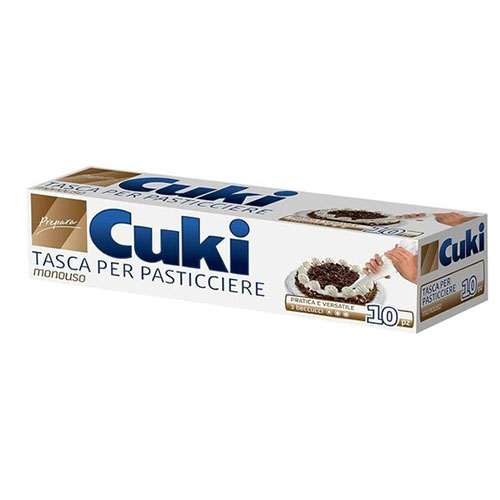 CUKI TASCA PER PASTICCIERE MONOUSO 10 PEZZI
