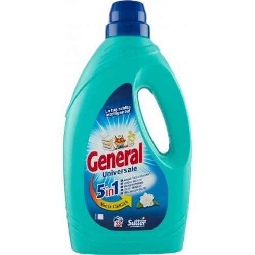 GENERAL UNIVERSALE 5 IN 1 DETERGENTE LAVATRICE 28 LAVAGGI 1,26LT