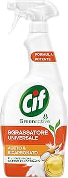 CIF GREENACTIVE SGRASSATORE UNIVERSALE ACETO & BICARBONATO SPRAY ML650