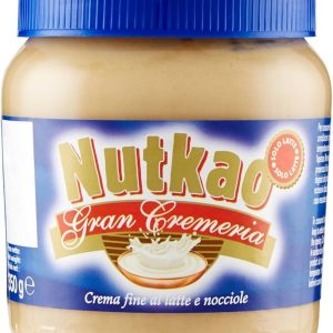 NUTKAO CREMA FINE AL LATTE E NOCCIOLE 350GR