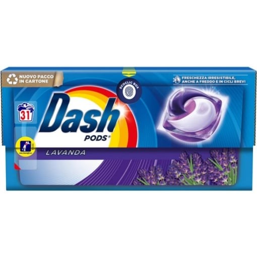 DASH PODS LAVANDA DETERGENTE LAVATRICE 31 PEZZI