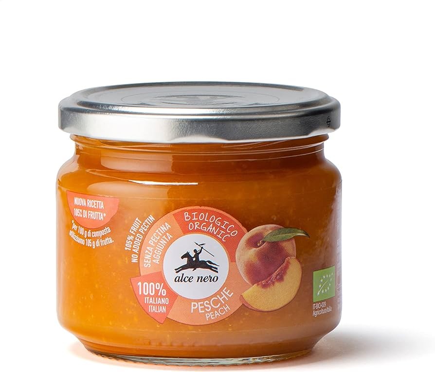 10395-1 ALCE NERO COMPOSTA DI PESCHE BIO 270G