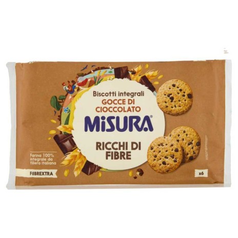 MISURA BISCOTTI FIBREXTRA GOCCE DI CIOCCOLATO GR280