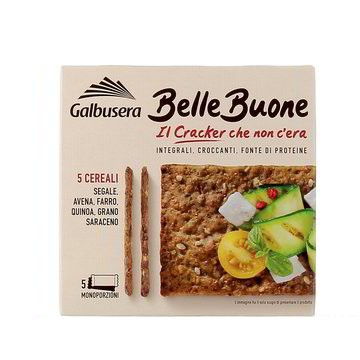 GALBUSERA BELLE BUONE CRACKERS AI 5 CEREALI 200GR