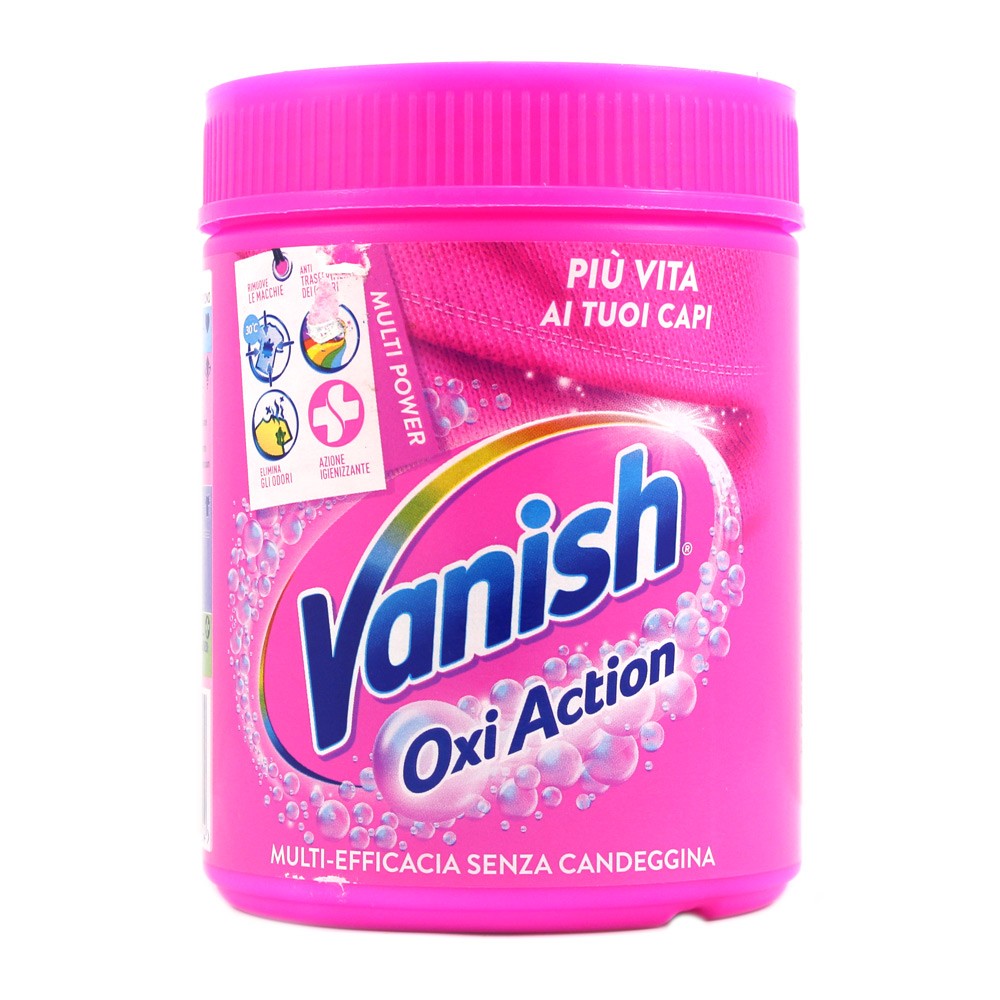VANISH OXI ACTION SMACCHIATORE IN POLVERE ROSA 500GR