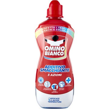 OMINO BIANCO ADDITIVO SMACCHIANTE GEL 5 AZIONI 900ML