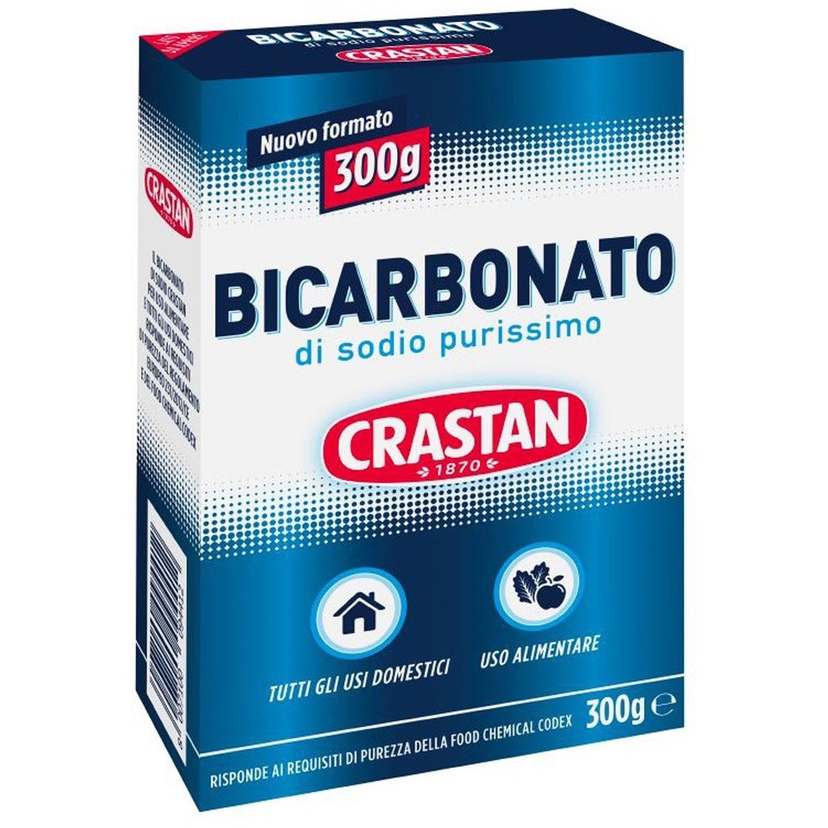 CRASTAN BICARBONATO DI SODIO PURISSIMO 300GR
