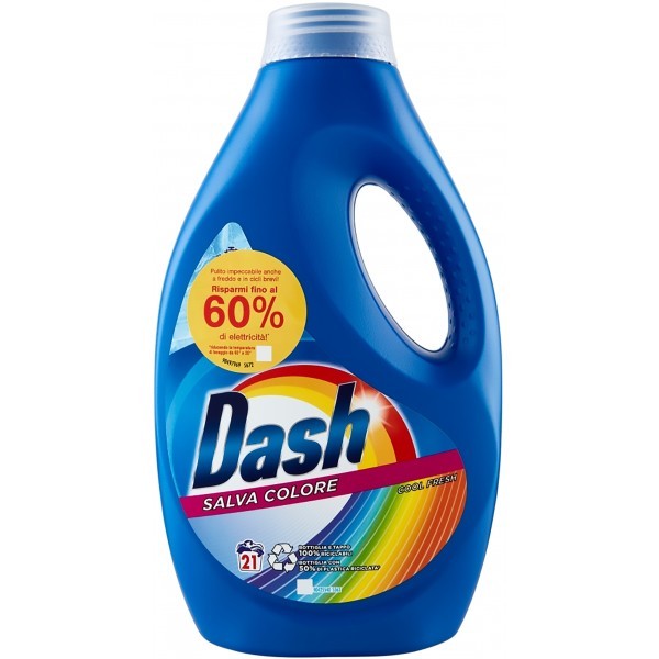DASH SALVA COLORE DETERGENTE LAVATRICE 21 LAVAGGI 1050ML