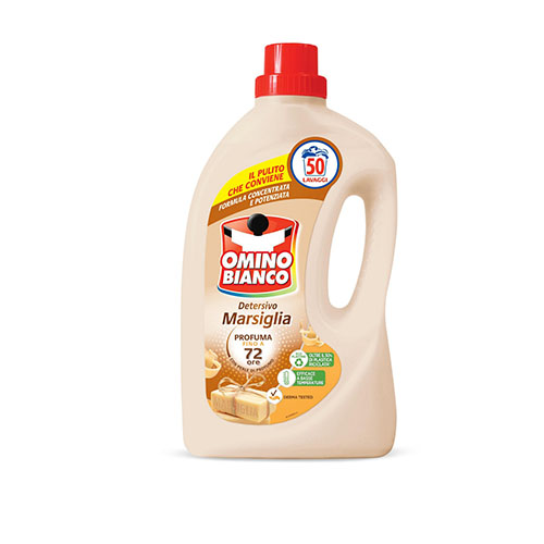 OMINO BIANCO DETERGENTE LAVATRICE MARSIGLIA 50 LAVAGGI 2LT