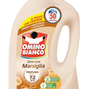 OMINO BIANCO DETERGENTE LAVATRICE MARSIGLIA 50 LAVAGGI LT2
