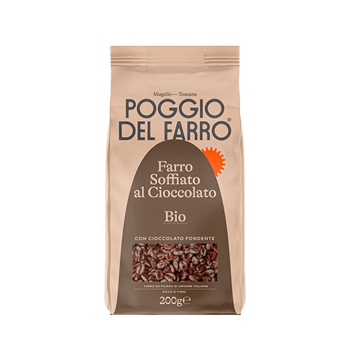 POGGIO DEL FARRO,FARRO SOFFIATO AL CIOCCOLATO BIO 200GR
