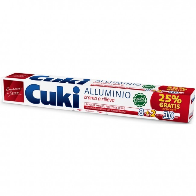 CUKI ALLUMINIO 8 + 2 METRI