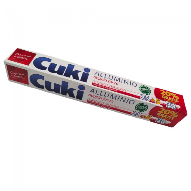 CUKI ALLUMINIO 25 + 5 METRI