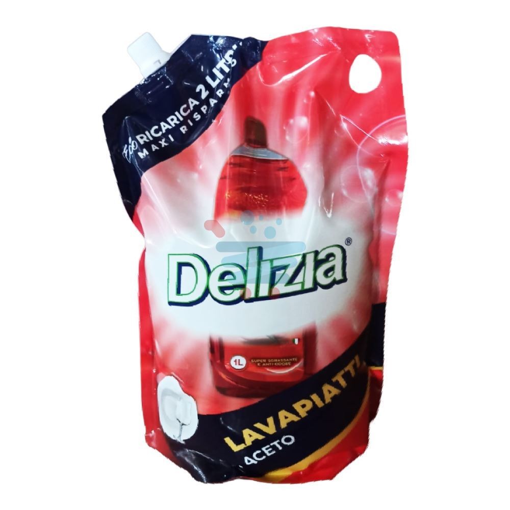 DELIZIA DETERGENTE PIATTI RICARICA ACETO LT2