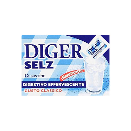 DIGER SELZ DIGESTIVO EFFERVESCENTE CLASSICO 12 BUSTINE 28GR