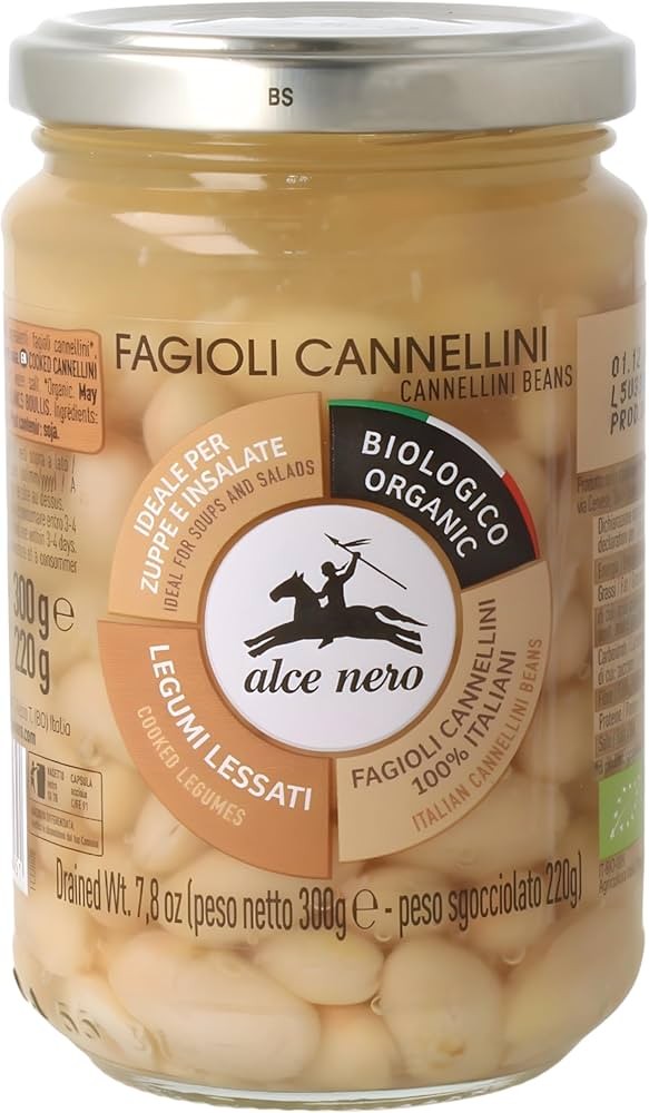 11731-1 ALCE NERO FAGIOLI CANNELLINI LESSATI BIO 300G