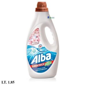 ALBA DETERGENTE LAVATRICE ACTIV TALCO &amp  PATCHOULI 33 LAVAGGI LT1,85