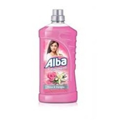 ALBA DETERGENTE PAVIMENTI ROSA &amp  VANIGLIA LT1