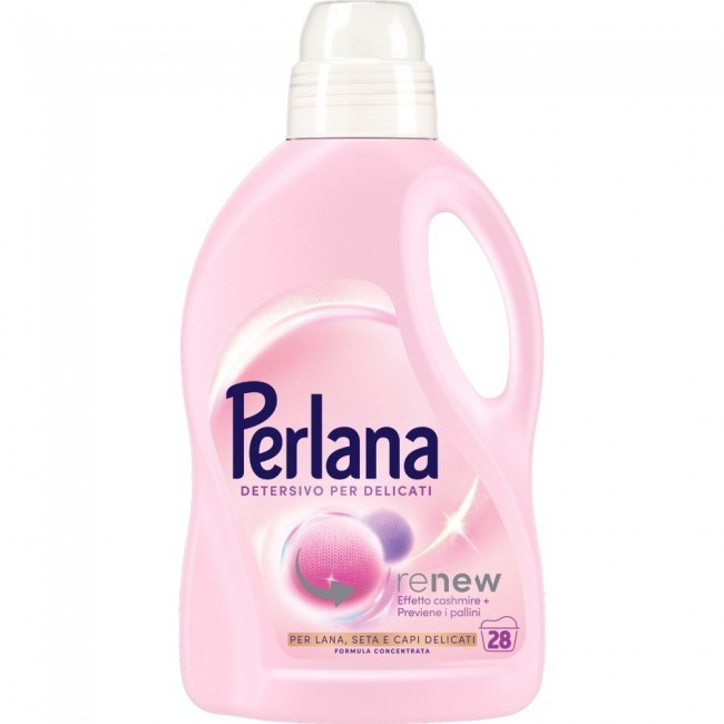 PERLANA RENEW DETERGENTE LAVATRICE PER CAPI DELICATI, LANA E SETA 1400ML