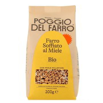 POGGIO DEL FARRO, FARRO SOFFIATO AL MIELE BIO 200GR