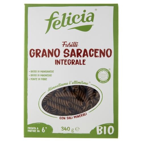 FELICIA FUSILLI GRANO SARACENO INTEGRALE 340GR