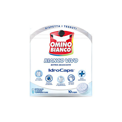 OMINO BIANCO BIANCO VIVO IDROCAPS 10 PEZZI