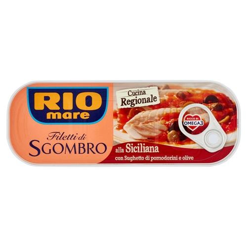 RIO MARE FILETTI DI SGOMBRO ALLA SICILIANA 120GR