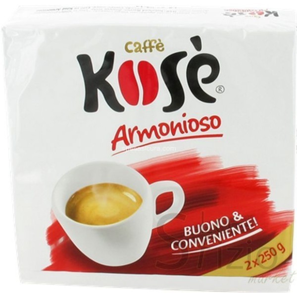 KOSE' CAFFE' ARMONIOSO MACINATO GR250X2