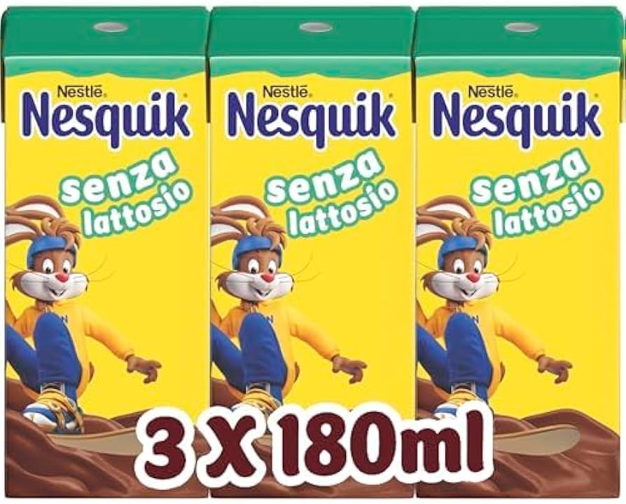 12981-1 NESQUIK LATTE CACAO SENZA LATTOSIO 3X180ML&NBSP &NBSP &NBSP