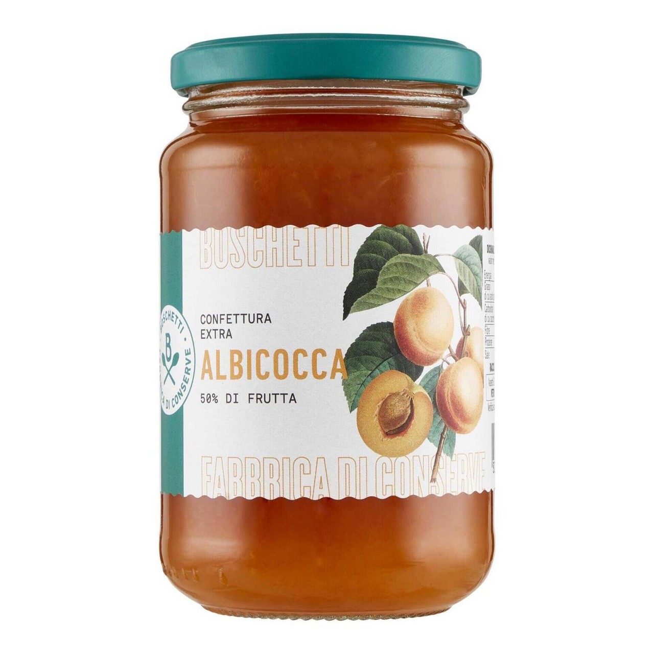BOSCHETTI CONFETTURA DI ALBICOCCA IN VETRO 400GR