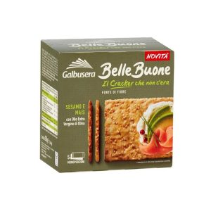 GALBUSERA BELLE BUONE CRACKER AL SESAMO E MAIS 200G