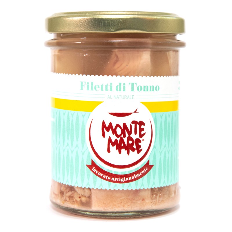MONTEMARE FILETTI DI TONNO AL NATURALE IN VETRO 160G