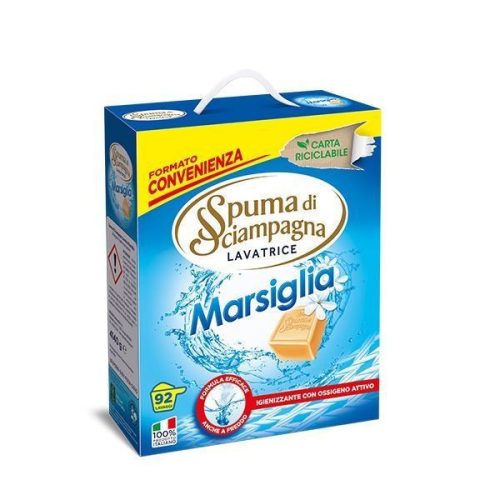 SPUMA DI SCIAMPAGNA DETERGENTE LAVATRICE IN POLVERE MARSIGLIA 92 LAVAGGI 4140GR